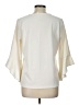 Anne Klein Ivory 3/4 Sleeve Blouse Size L - photo 2
