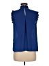 Max Studio 100% Polyester Blue Sleeveless Blouse Size M - photo 2