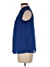 Max Studio 100% Polyester Blue Sleeveless Blouse Size M - photo 5