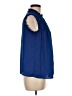 Max Studio 100% Polyester Blue Sleeveless Blouse Size M - photo 4