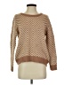 Ganni Chevron-herringbone Tan Pullover Sweater Size S - photo 1