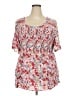 BLOOMCHIC 100% Rayon Pink Short Sleeve Blouse Size 22 - photo 1