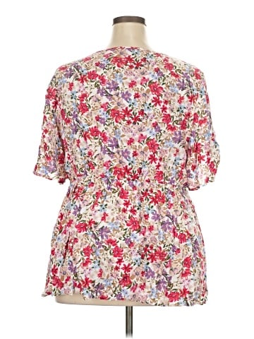 BLOOMCHIC Short Sleeve Blouse (view 2)