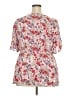 BLOOMCHIC 100% Rayon Pink Short Sleeve Blouse Size 22 - photo 2