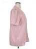 Unbranded 100% Polyester Pink Short Sleeve Blouse Size XL - photo 4