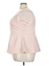 Simply Be 100% Polyamide Pink Short Sleeve Top Size 22 - photo 5
