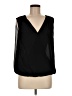 Max Studio 100% Polyester Black Sleeveless Blouse Size M - photo 1