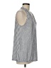 Max Studio Gray Sleeveless Button-Down Shirt Size M - photo 4