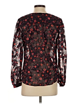 Rebecca Taylor Long Sleeve Silk Top (view 2)