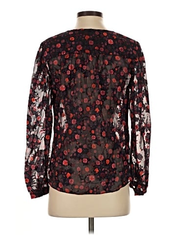 Rebecca Taylor Long Sleeve Silk Top (view 2)