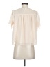 XXI 100% Polyester Ivory Short Sleeve Blouse Size S - photo 2