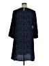 Suzanne Betro 100% Polyester Polka Dots Blue Casual Dress Size XL - photo 2