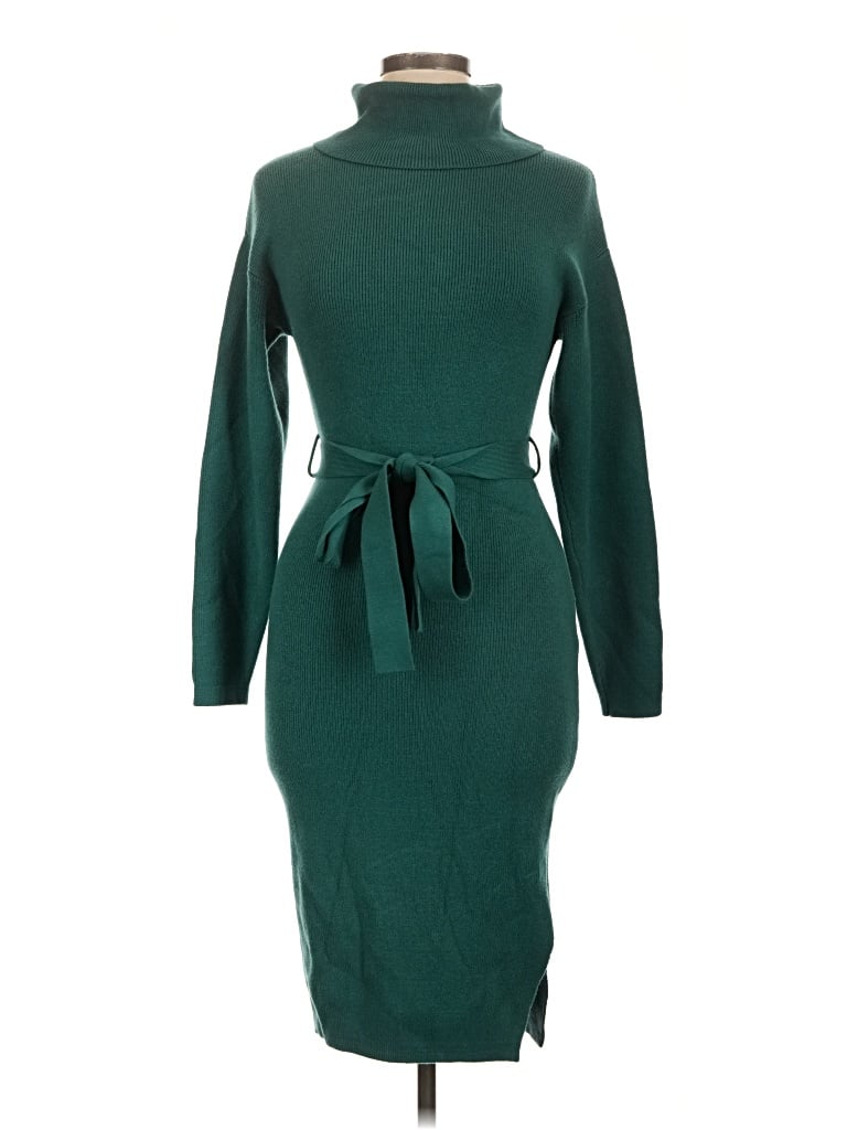 Pre-owned Zesica Casual Dress In Green
