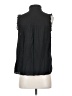 J.Crew 100% Cotton Black Sleeveless Button-Down Shirt Size XS - photo 2