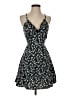 Zaful Floral Black Casual Dress Size XS - photo 1