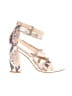Sam Edelman Animal Print Ivory Tan Sandals Size 7 1/2 - photo 1