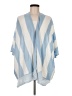 J. McLaughlin 100% Linen Blue Poncho One size - photo 1