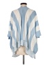 J. McLaughlin 100% Linen Blue Poncho One size - photo 2