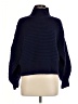 Tanya Taylor Blue Turtleneck Sweater Size M - photo 1