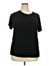Torrid Solid Black Short Sleeve T-Shirt Size 2X Plus (2) - photo 1