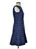 J.Crew Tweed Blue Cocktail Dress Size 00 - photo 4