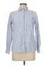 Vineyard Vines Chevron-herringbone Blue Long Sleeve Button-Down Shirt Size 6 - photo 1