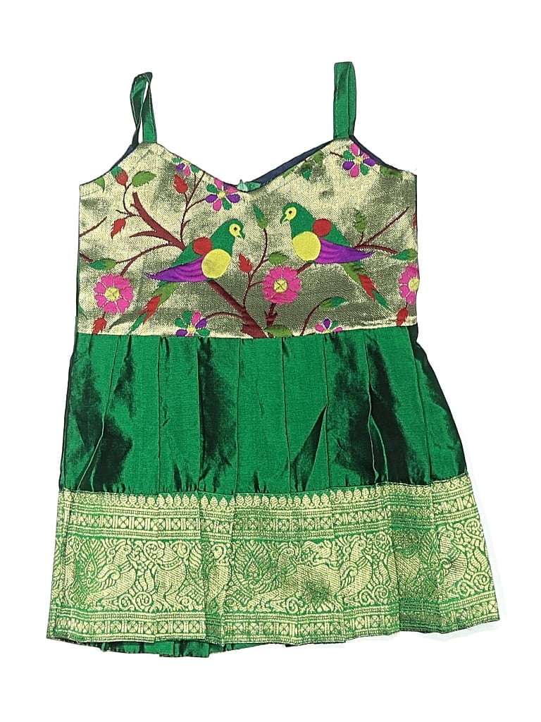Pre-owned Unbranded Kids' Dress In Green