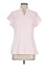 Assorted Brands Pink Short Sleeve Blouse Size M - photo 1