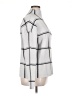 Tahari Checkered-gingham Silver Turtleneck Sweater Size XL - photo 4