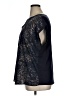 Papermoon 100% Polyester Black Short Sleeve Blouse Size 1X - photo 5