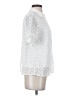 Current Air 100% Polyester White Short Sleeve Blouse Size S - photo 4