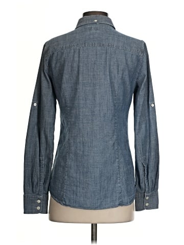 J.Crew Factory Store Long Sleeve Button-Down Shirt (view 2)