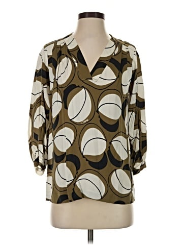 Diane von Furstenberg 3/4 Sleeve Silk Top (view 1)
