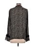 Ann Taylor LOFT 100% Polyester Black Long Sleeve Blouse Size S (estimated) - photo 2