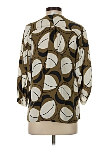 Diane von Furstenberg 3/4 Sleeve Silk Top (view 2)