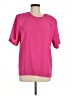 Karen Scott 100% Polyester Pink Short Sleeve Blouse Size M - photo 1