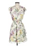 MSK 100% Polyester Floral Ivory Casual Dress Size S (petite) - photo 1
