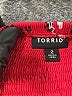 Torrid 100% Polyester Red Sleeveless Blouse Size 2X Plus (2) - photo 7