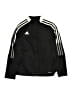 Adidas 100% Polyester Black Track Jacket Size 11 - 12 - photo 1
