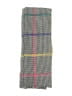 Unbranded Plaid Gray Black Scarf One size - photo 2