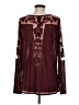 New Romantics Burgundy Long Sleeve Blouse Size M - photo 2