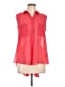 BCBGMAXAZRIA 100% Polyester Red Sleeveless Blouse Size L - photo 1