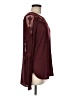 New Romantics Burgundy Long Sleeve Blouse Size M - photo 4
