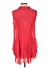 BCBGMAXAZRIA 100% Polyester Red Sleeveless Blouse Size L - photo 2