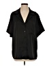 Topshop Black Short Sleeve Blouse Size 4 - photo 1