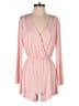 Lush Solid Pink Romper Size S - photo 1