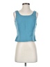 Tahari by ASL 100% Polyester Blue Sleeveless Top Size 4 Petite - photo 1