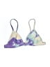 Triangl Tie-dye Purple Swimsuit Top Size S - photo 1