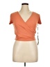 YMI Orange Short Sleeve Top Size XL - photo 1