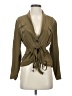 J.Crew 100% Silk Green 3/4 Sleeve Silk Top Size 2 - photo 1